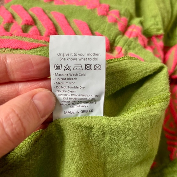 Devotion TWINS Pink and Green Blouse - Picture 5 of 8